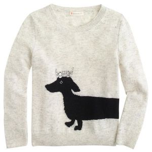 Crewcuts Sweater - dog with crown